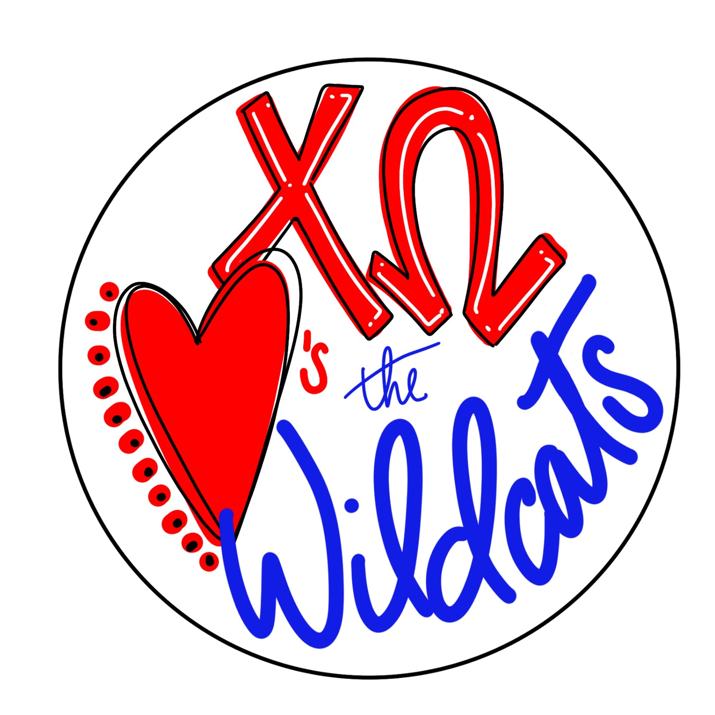 UK CHI OMEGA Loves the Wildcats