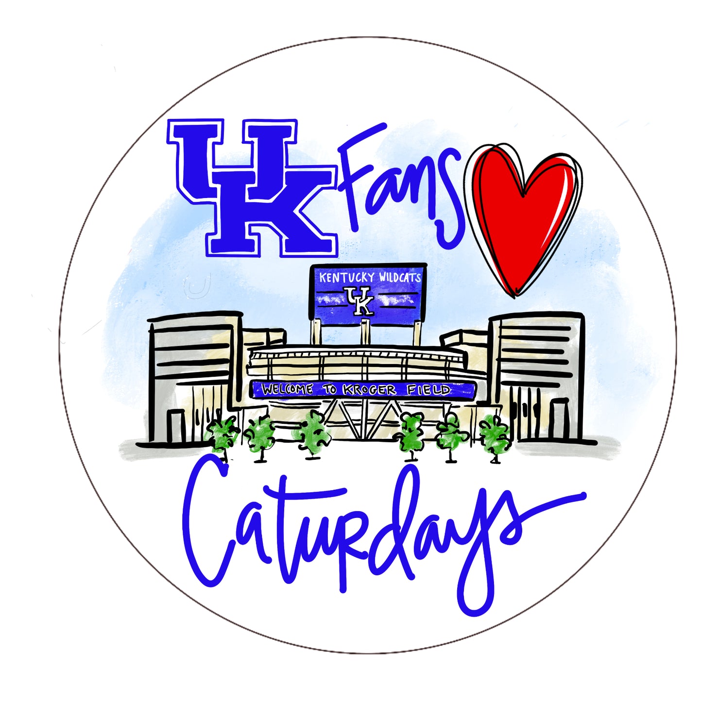 UK Fans Loves Caturdays at Kroger Field
