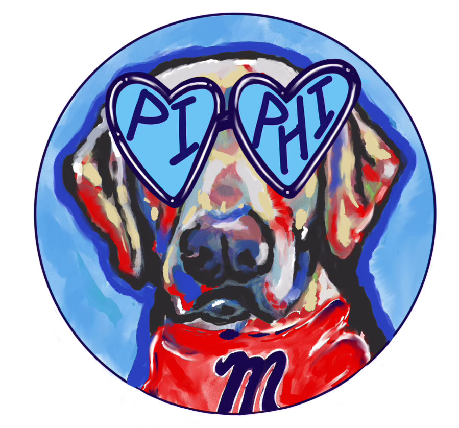 OLE MISS PI BETA PHI JUICE SPIRIT BUTTON