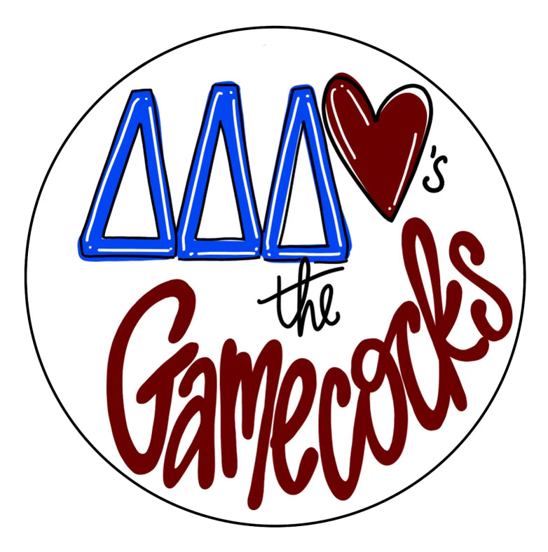 USC DELTA DELTA DELTA Loves the Gamecocks