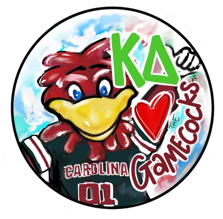 USC KAPPA DELTA Gamecock Button