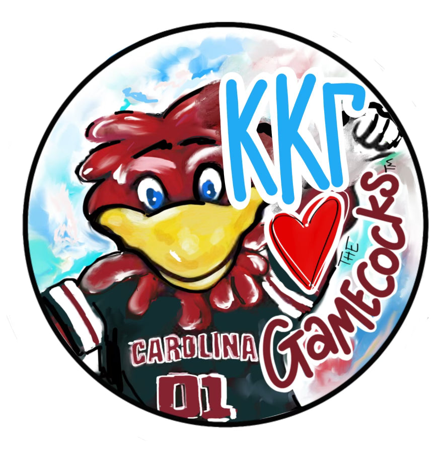 USC KAPPA KAPPA GAMMA Gamecock Button