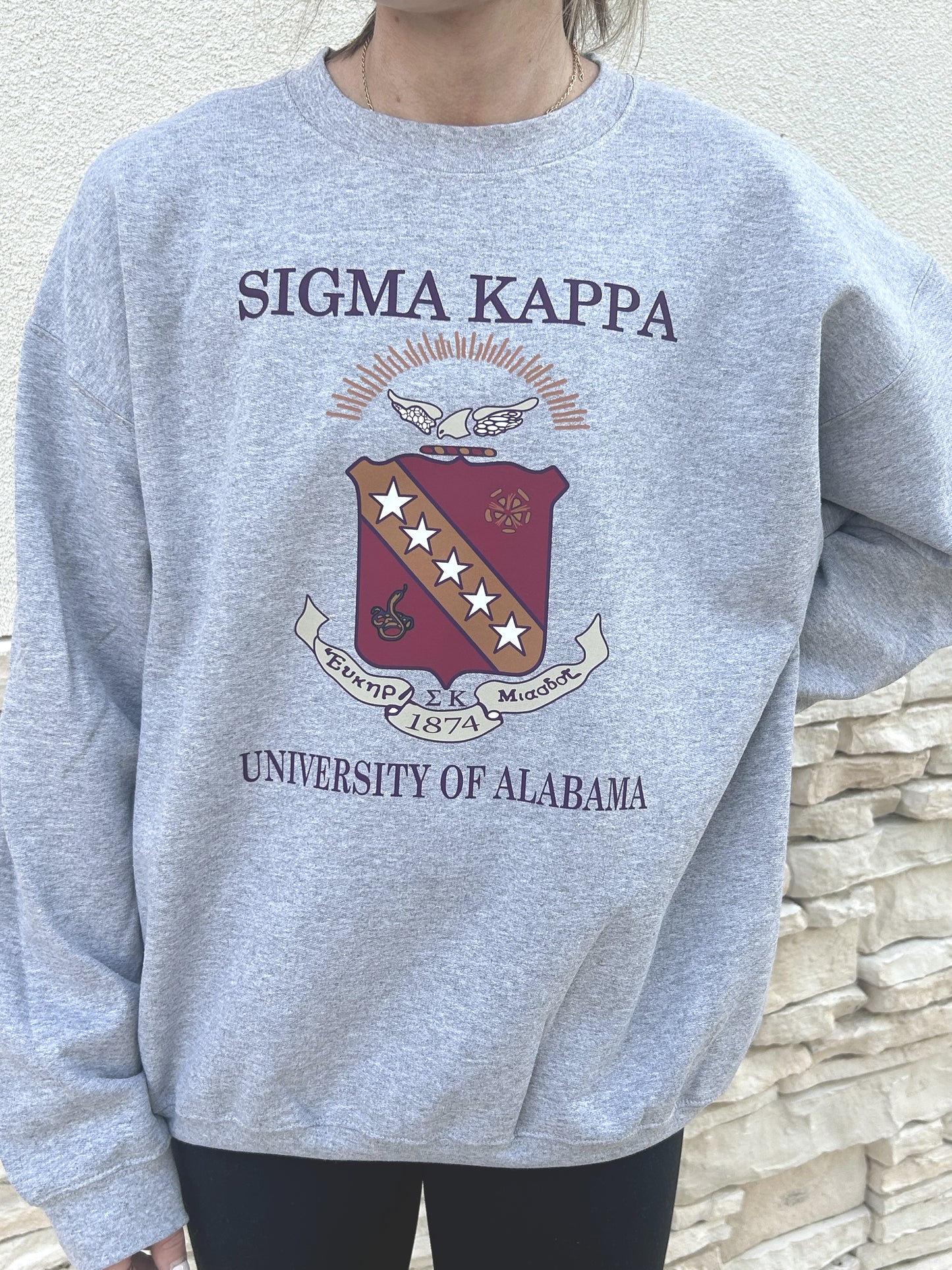 University of Alabama - Sigma Kappa Crest Sweatshirt