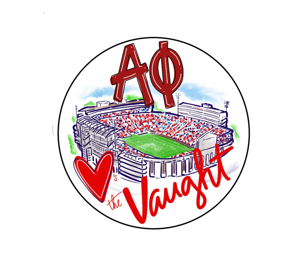 Ole Miss Alpha Phi Loves the Vaught Button