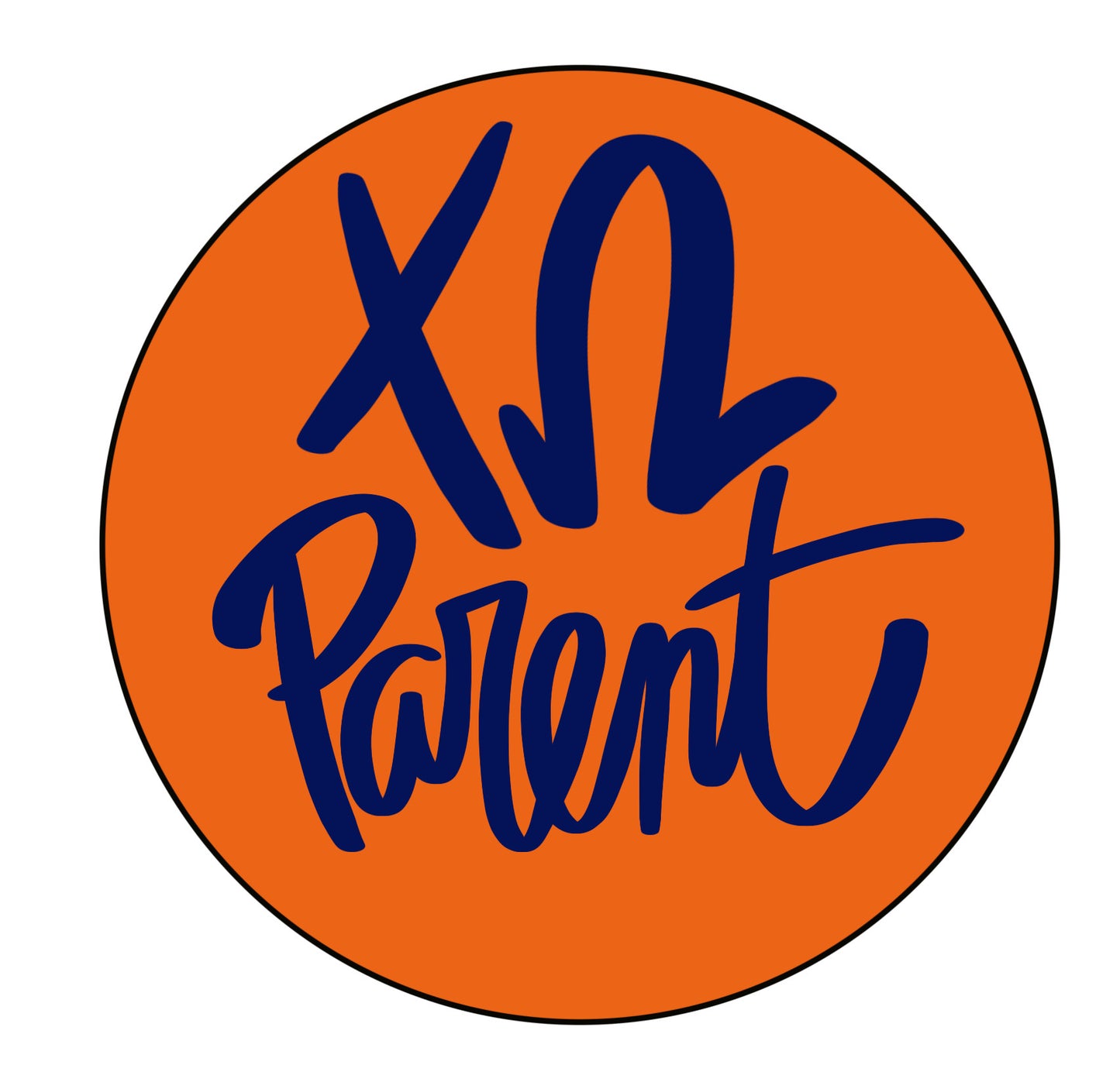 AUBURN CHI OMEGA PARENT SPIRIT BUTTON