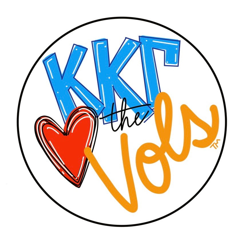 UT Kappa Kappa Gamma Loves The Vols Spirit Button