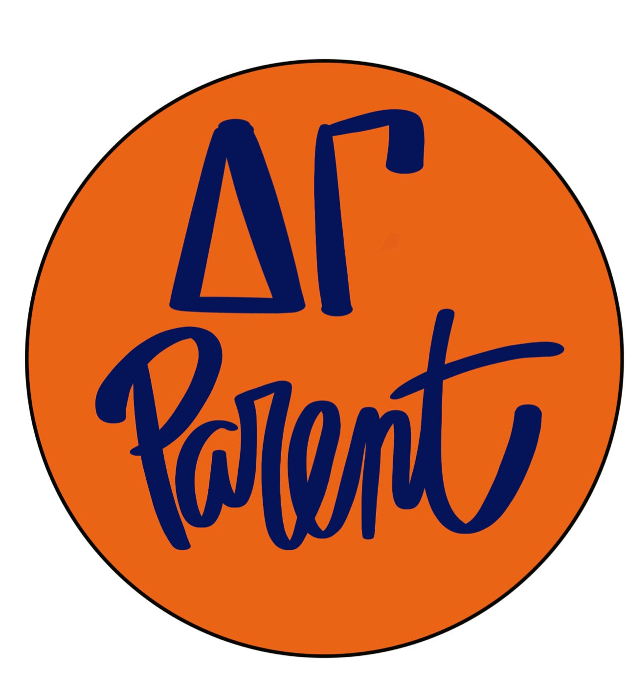 AUBURN DELTA GAMMA PARENT SPIRIT BUTTON