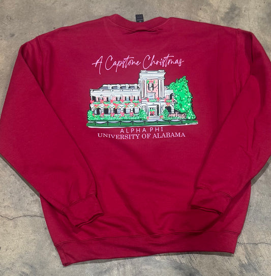 ALABAMA ALPHA PHI CAPSTONE CHRISTMAS SWEATSHIRT