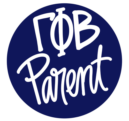 AUBURN GAMMA PHI BETA PARENT SPIRIT BUTTON