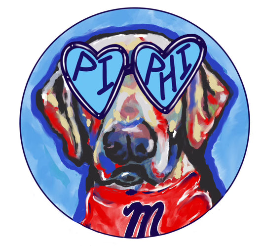 OLE MISS PI BETA PHI JUICE SPIRIT BUTTON