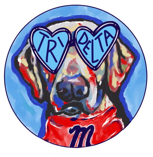 OLE MISS DELTA DELTA DELTA JUICE SPIRIT BUTTON