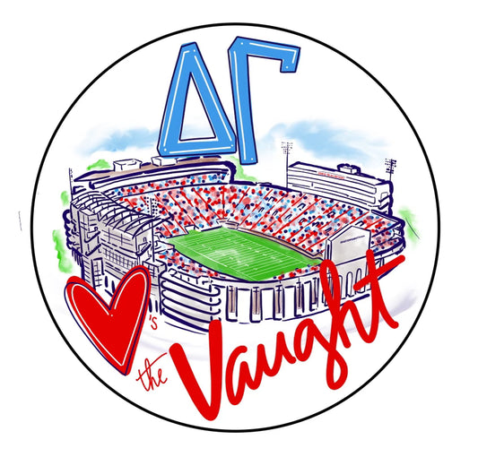 OLE MISS DELTA GAMMA  LOVES THE VAUGHT BUTTON