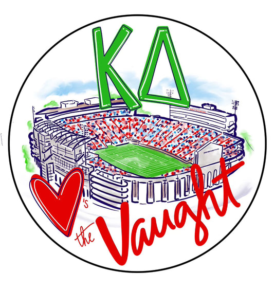 OLE MISS KAPPA DELTA  LOVES THE VAUGHT BUTTON