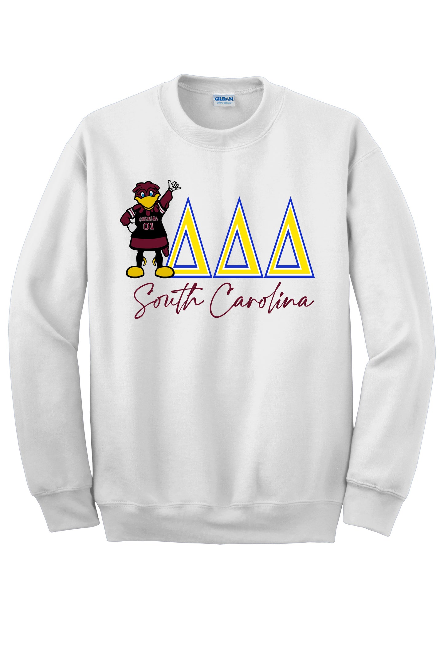 USC TRI DELTA / COCKY HEAVY WEIGHT SWEATSHIRT