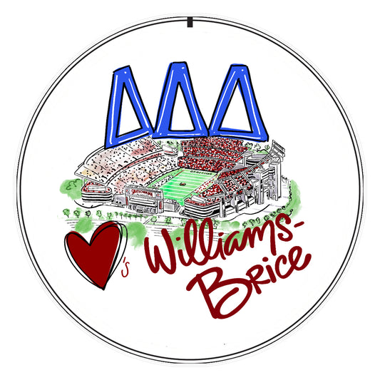 USC TRI DELTA WILLIAM BRICE STADIUM BUTTON