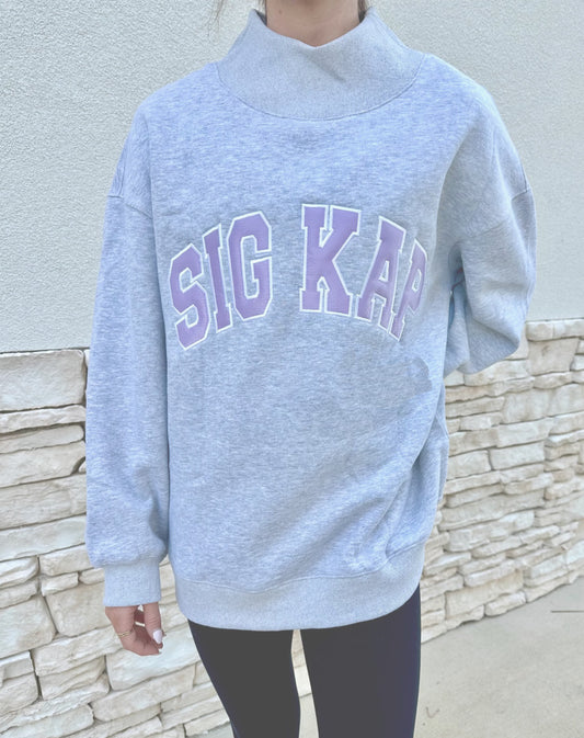 University of Alabama - Sigma Kappa Parke Style Mock Sweathshirt