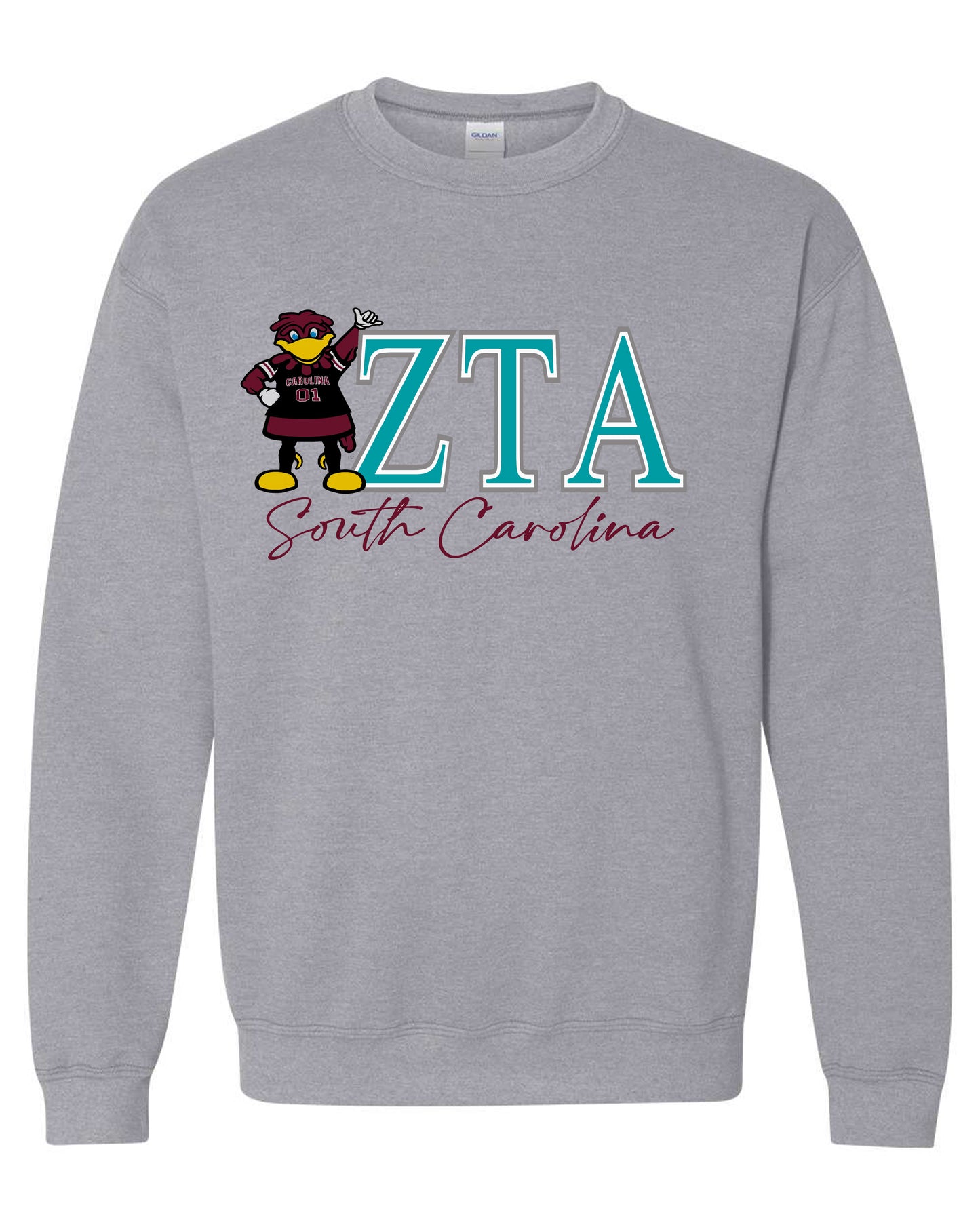 USC ZETA TAU ALPHA COCKY HEAVYWEIGHT SWEATSHIRT