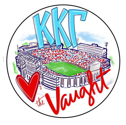 OLE MISS KAPPA KAPPA GAMMA  LOVES THE VAUGHT BUTTON